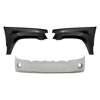 TruParts® - 3-Piece (Front Bumper Cover, Front Driver and Passenger Side Fender) (CAPA Certified)