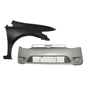 TruParts® - 2-Piece (Front Bumper Cover, Front Passenger Side Fender) (Standard Line)