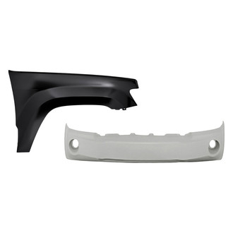 TruParts® - 2-Piece (Front Bumper Cover, Front Passenger Side Fender) (Standard Line)