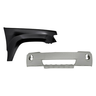 TruParts® - 2-Piece (Front Bumper Cover, Front Passenger Side Fender) (Standard Line)