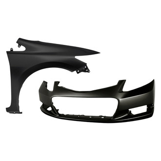 TruParts® - 2-Piece (Front Bumper Cover, Front Passenger Side Fender) (Standard Line)