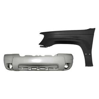 TruParts® - 2-Piece (Front Bumper Cover, Front Driver Side Fender) (Standard Line)