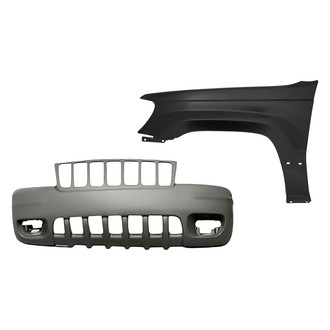 TruParts® - 2-Piece (Front Bumper Cover, Front Driver Side Fender) (Standard Line)