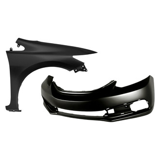 TruParts® - 2-Piece (Front Bumper Cover, Front Passenger Side Fender) (Standard Line)