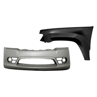 TruParts® - 2-Piece (Front Bumper Cover, Front Driver Side Fender) (Standard Line)