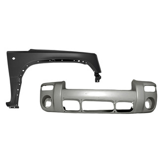 TruParts® - 2-Piece (Front Bumper Cover, Front Passenger Side Fender) (Standard Line)