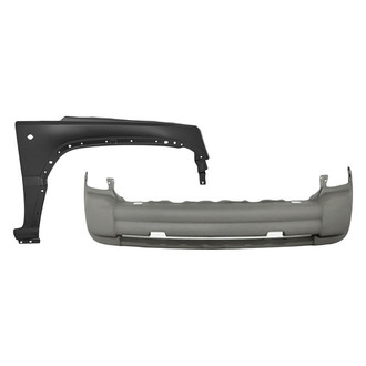 TruParts® - 2-Piece (Front Bumper Cover, Front Passenger Side Fender) (Standard Line)