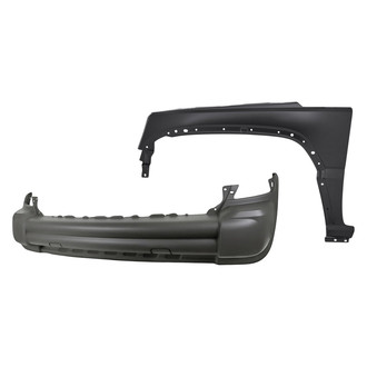 TruParts® - 2-Piece (Front Bumper Cover, Front Driver Side Fender) (Standard Line)