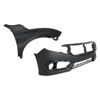TruParts® - 2-Piece (Front Bumper Cover, Front Passenger Side Fender) (Standard Line)