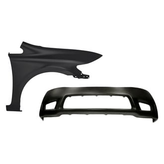 TruParts® - 2-Piece (Front Bumper Cover, Front Passenger Side Fender) (CAPA Certified)
