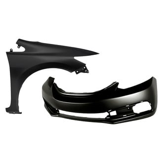 TruParts® - 2-Piece (Front Bumper Cover, Front Passenger Side Fender) (CAPA Certified)