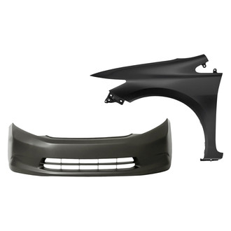 TruParts® - 2-Piece (Front Bumper Cover, Front Driver Side Fender) (CAPA Certified)