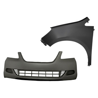 TruParts® - 2-Piece (Front Bumper Cover, Front Driver Side Fender) (CAPA Certified)