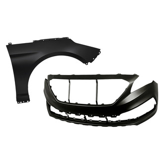 TruParts® - 2-Piece (Front Bumper Cover, Front Passenger Side Fender) (Standard Line)