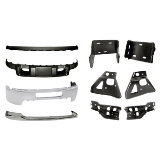 TruParts® - 10-Piece (Front Bumper Face Bar, Front Lower Bumper Air Deflector, Front Lower Bumper Valance, Front Bumper Impact Bar Bracket, Front Support Bracket, Front Upper Bumper Cover) (Standard Line)