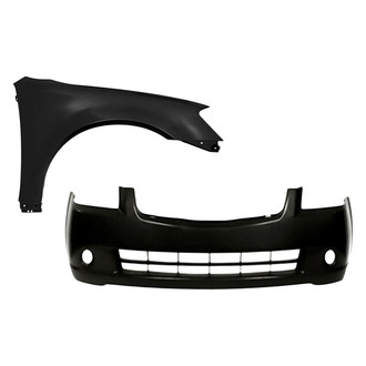 TruParts® - 2-Piece (Front Bumper Cover, Front Passenger Side Fender) (Standard Line)