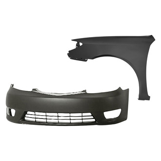 TruParts® - 2-Piece (Front Bumper Cover, Front Driver Side Fender) (Standard Line)