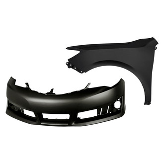 TruParts® - 2-Piece (Front Bumper Cover, Front Driver Side Fender) (Standard Line)