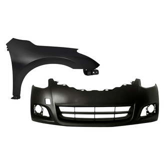 TruParts® - 2-Piece (Front Bumper Cover, Front Passenger Side Fender) (Standard Line)