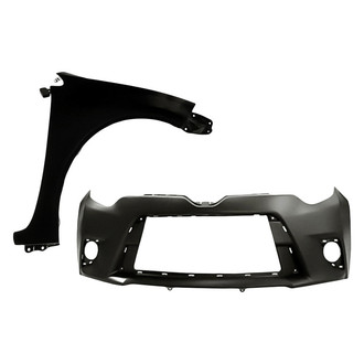 TruParts® - 2-Piece (Front Bumper Cover, Front Passenger Side Fender) (Standard Line)