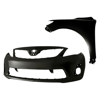 TruParts® - 2-Piece (Front Bumper Cover, Front Driver Side Fender) (Standard Line)