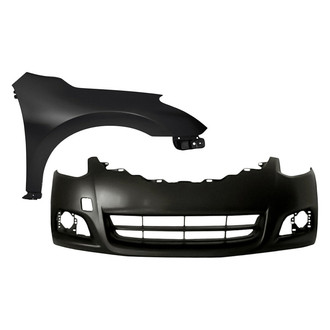 TruParts® - 2-Piece (Front Bumper Cover, Front Passenger Side Fender) (CAPA Certified)