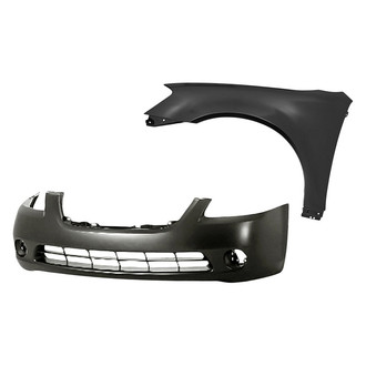 TruParts® - 2-Piece (Front Bumper Cover, Front Driver Side Fender) (Standard Line)