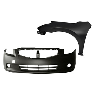 TruParts® - 2-Piece (Front Bumper Cover, Front Driver Side Fender) (Standard Line)