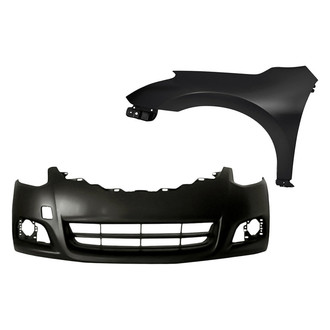 TruParts® - 2-Piece (Front Bumper Cover, Front Driver Side Fender) (Standard Line)