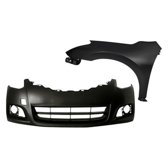 TruParts® - 2-Piece (Front Bumper Cover, Front Driver Side Fender) (CAPA Certified)