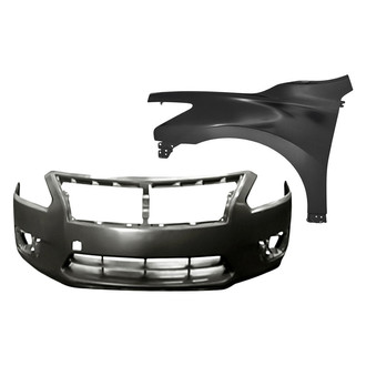 TruParts® - 2-Piece (Front Bumper Cover, Front Driver Side Fender) (CAPA Certified)