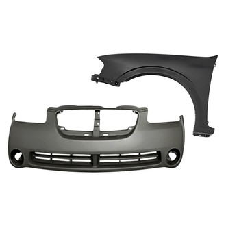 TruParts® - 2-Piece (Front Bumper Cover, Front Driver Side Fender) (Standard Line)
