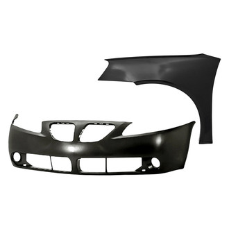TruParts® - 2-Piece (Front Bumper Cover, Front Driver Side Fender) (CAPA Certified)