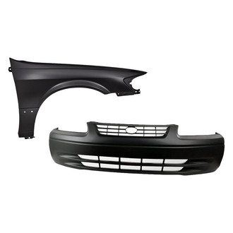 TruParts® - 2-Piece (Front Bumper Cover, Front Passenger Side Fender) (CAPA Certified)