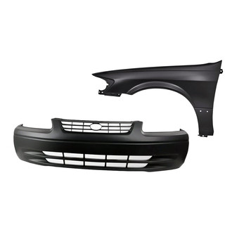 TruParts® - 2-Piece (Front Bumper Cover, Front Driver Side Fender) (Standard Line)