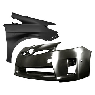TruParts® - 2-Piece (Front Bumper Cover, Front Passenger Side Fender) (Standard Line)