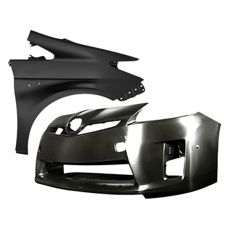 TruParts® - 2-Piece (Front Bumper Cover, Front Passenger Side Fender) (CAPA Certified)