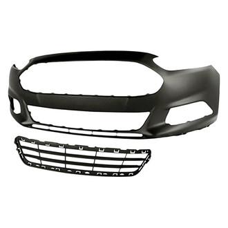 TruParts® - 2-Piece (Front Bumper Cover, Front Center Bumper Grille) (Standard Line)