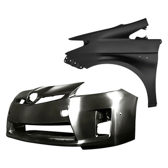 TruParts® - 2-Piece (Front Bumper Cover, Front Driver Side Fender) (CAPA Certified)