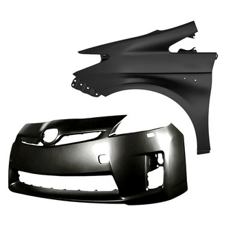 TruParts® - 2-Piece (Front Bumper Cover, Front Driver Side Fender) (CAPA Certified)