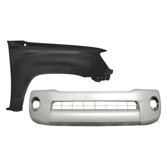 TruParts® - 2-Piece (Front Bumper Cover, Front Passenger Side Fender) (Standard Line)