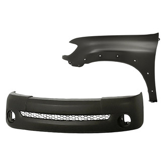 TruParts® - 2-Piece (Front Bumper Cover, Front Driver Side Fender) (Standard Line)