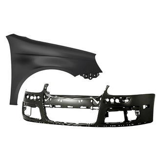 TruParts® - 2-Piece (Front Bumper Cover, Front Passenger Side Fender) (CAPA Certified)