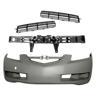 TruParts® - 4-Piece (Front Bumper Cover, Front Inner and Outer Fog Light Cover, Front Bumper Absorber) (Standard Line)