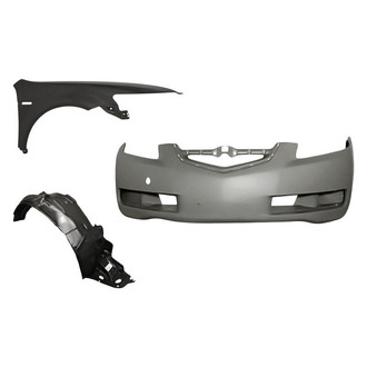 TruParts® - 3-Piece (Front Bumper Cover, Front Passenger Side Fender, Front Passenger Side Fender Liner) (Standard Line)