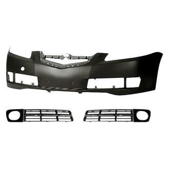 TruParts® - 3-Piece (Front Bumper Cover, Front Inner and Outer Fog Light Bezel) (Standard Line)