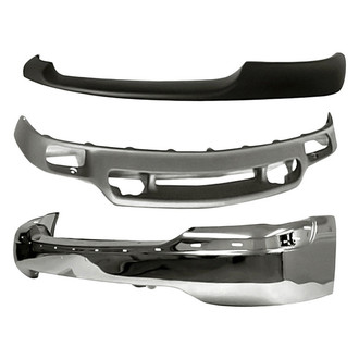 TruParts® - 3-Piece (Front Bumper Face Bar, Front Bumper Air Deflector, Front Upper Bumper Cover) (Standard Line)
