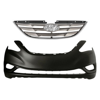 TruParts® - 2-Piece (Front Bumper Cover, Grille) (Standard Line)