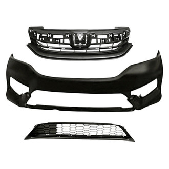 TruParts® - 3-Piece (Front Bumper Cover, Grille, Front Bumper Grille) (Standard Line)
