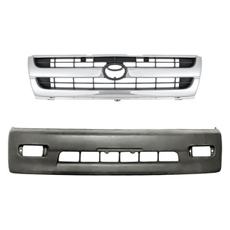 TruParts® - 2-Piece (Front Bumper Valance, Grille) (Standard Line)